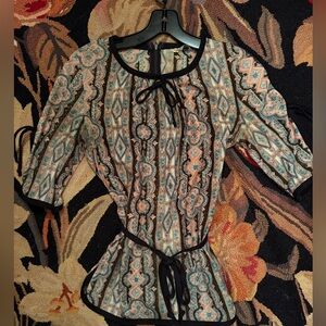 Bohemian Patterned Miss Charm Women's Top